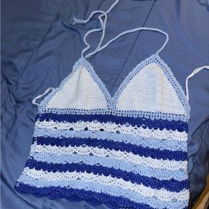 Y2k crochet crop top